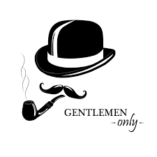 Vintage Gentlemen Elegance Logo Gentleman Gentlemen Hat Bowler Derby Top Hat Cylinder Headdress Headgear Vintage Gentleman Gentleman Gentleman Tattoo