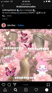 Black hairstyles roblox codes (not redeemable promo codes. Aesthetic Hair Id Codes For Bloxburg