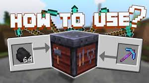 In minecraft want to get a hold of diamonds is not just because they are rare, but because they have practical uses in the game itself. How To Use Smithing Table Minecraft Minecraft Fan Club
