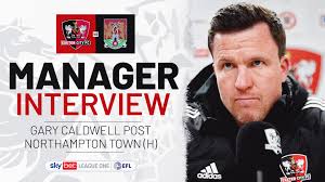 Gary Caldwell accesses Northampton Town draw