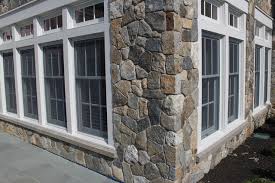 At stoneyard, every stone in every layer is inspected before it becomes part of a stoneyard order. Tedesco Country Club Natural Stone Veneer American Traditional Exterior Boston By Stoneyard Houzz