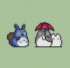 Download and print any pdf cross stitch design for free from the list below to make your own inspirational embroidery. My Neighbour Totoro Patterns Capesandcrafts