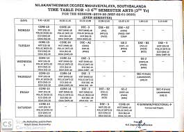 Yes, the dhaka stock exchange does have extended hours trading. Time Table For 3 Arts Science Commerce Semester 2 4 6 Nilakantheswar Degree Mahavidyalaya