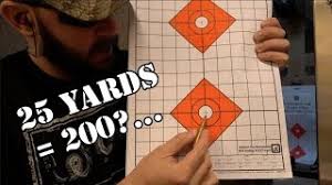 Ian wrung out the 36 yard zero the rifle zeroed at 50 yards shot a little flatter with a max ordinate of just a few inches above the line of sight. 25 Yards 200 Yards How To Sight Your Rifle Indoors For The Outdoors Youtube