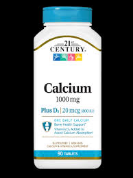 If you take 1,000 mg of calcium a day, split it into two or more doses over the day. Calcium 1000 Mg D3 90 Tablets 21st Century Healthcare Inc
