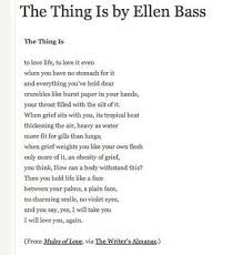 A Simple Life Afloat The Thing Is By Ellen Bass Words Beautiful Short Poems Special Words