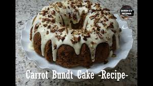 It was extremely moist and delicious. Carrot Bundt Cake Recipe Ep 47 Youtube