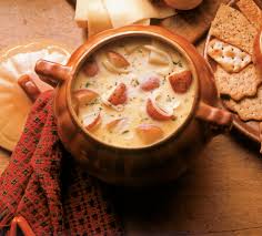 Once you add delivery it's not that. Brick Cheesy Potato Soup Buholzer Brothers Cheese