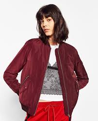 Image 2 Of Bomber Jacket With Pockets From Zara Bomber Jacket Women Bomber Jacket Jackets