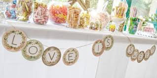 Jede dicke, kraft, jakobsmuschel geschnitten. Individuelle Candy Bar Zur Hochzeit