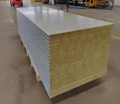 50mm Polyurethane Fireproof Eco-Friendly Sound-absorbing Sandwich Panel for  Cold Room & Hotel Warehouse Walls Corrugated Roofs