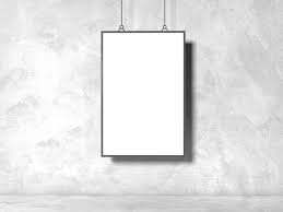 Free Indoor Hanging Poster Mockup Design Dribbble Graphics Poster Frame Design Poster Mockup Hanging Posters