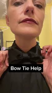 Woman Wearing Bowtie