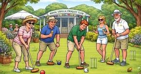 Saturday Croquet in Uralla