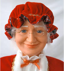 Fraser Hill Farm Life Size 58-in. Dancing Mrs. Claus Bhutan