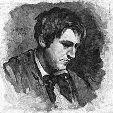 Thomas Edison as a Young American Inventor circa 1870