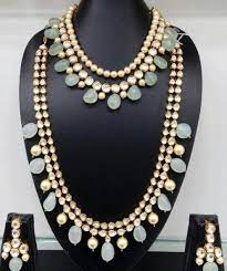 Mint Green Kundan Necklace Classy Jewelry Kundan Jewellery Indian Jewelry Sets