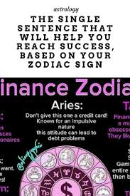 The Single Sentence That Will Help You Reach Success Based On Your Zodiac Sign Zodiac Signs Meaning Zodiac Signs Zodiac Sign Facts