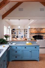 In addition to white countertops, homeowners also like white cabinets, but they're leaning. Image Result For Labrador Blue Kitchen Cabinets Houzz Kitchen Accessories Decor Kitchen Design Blue Kitchen Decor