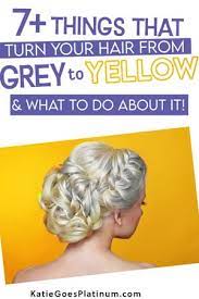 Gray hair only has a small amount of melanin. All You Need To Know About Yellowing Gray Hair