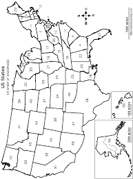 A map of the united states, with state names (and washington d.c.). Outline Map Usa With State Borders Numbered Enchantedlearning Com