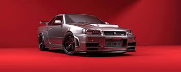 Download wallpaper 2560x1024 nissan r34 skyline gt-r nismo z-tune, classic  design car, dual wide 21:9 2560x1024 hd background, 29782