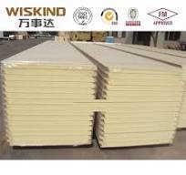 EPS/PU/PIR/PUR/Rock Wool Sandwich Panel for Steel Structure Cladding Wall  or Cleanroom or Cold Storage Panels with ISO