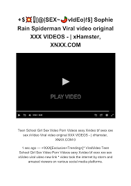 Sophie Rain Spiderman Official Video