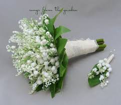 Lily Of The Valley Bridal Bouquet Groom By Songsfromthegarden 95 00 Lily Of The Valley Bridal Bouquet Flower Bouquet Wedding Wedding Flower Packages