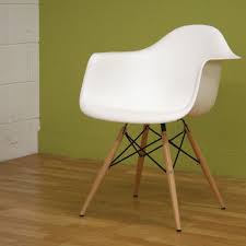 Pascal Plastic Mid Century Modern Shell Chair In White Set Of 2 White Plastic Chairs Plastic Chair Retro Office Chair