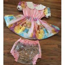 Us $50.00  20 bids shipping: Adult Baby Kleid Windelhose Gummihose Sissy Pvc Lack Diaper Plastik Prinzessin