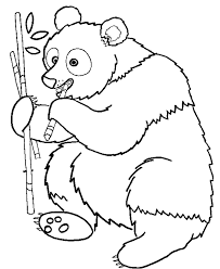 We have some very simple panda coloring pages for preschoolers and older kids, and of course some detailed panda printables for adults. Panda Bear Coloring Pages For Kids Coloring Home