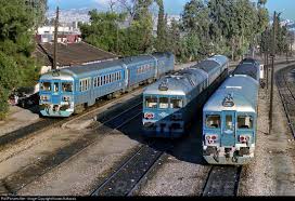 Aa98 Ose Hellenic Railways Organization Ganz Mavag At Athens Greece By Kostas Kakavas Railway Train Greece