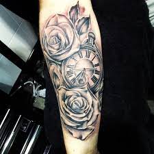 Rose Pocketwatch Tattoo Blackandgrey Watch Tattoos Pocket Watch Tattoo Tattoos