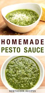 Homemade Pesto Sauce Recipe In 2020