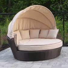 Most common sizes for day bed frames are twin and full, making them ideal for smaller spaces. Wd Patio 5tao Round Tao Day Bed Outdoor Daybed Outdoor Furniture Covers Lazy Boy Outdoor Furniture
