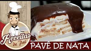 pave de nata simples e facil 64 receitas de pai youtube pave de nata pave receita com nata
