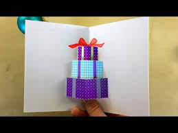 Chf 7 bezahlung per paypal & kreditkarte ( stripe.com ), bezahlung mit torte. Pop Up Karte Geschenke Weihnachten Basteln Mit Papier Diy Weihnachtsbasteln Weihnachtskarten Youtube