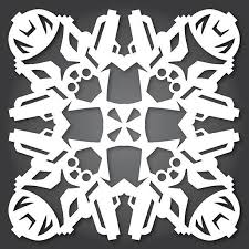 It had a great wow factor when you opened your snowflake to see what it turned out to be. 60 Free Paper Snowflake Templates Star Wars Style Christmas Ideas Wonderhowto