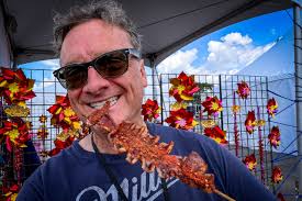 Day 2 at the NYS Fair: Today’s handpicked menu starts with a whole squid on a stick and gets messier