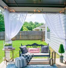 Pergolas were originally intended to support vines. Small Outdoor Patio Ideas Patio Reveal