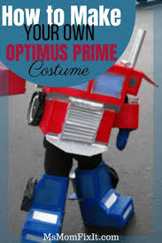 Transform your trash into optimus prime. The Ultimate Optimus Prime Costume Tutorial