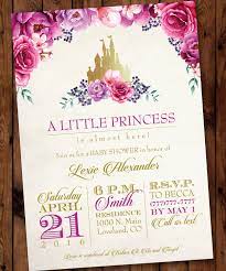 Princess Baby Shower Invitation Little Princess Etsy In 2021 Fairytale Baby Shower Princess Baby Shower Invitation Baby Shower Princess Theme