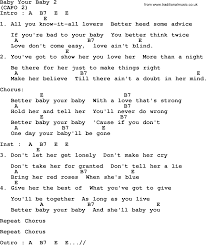 Baby Your Baby 2 By George Strait Lyrics And Chords