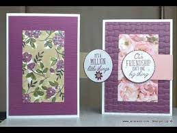 4 simple card making techniques | stampin up butterfly wishes. Cardmaking Video Tutorial Flip Fold Card By Janb Uk Uses Magnets To Close The Card Stampin Up Fun Fold Cards Card Making Videos Flip Cards