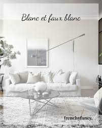 Pour créer une ambiance couleur cocooning dans le salon, peignez un mur, en. Blanc Et Faux Blanc Frenchy Fancy Deco Salon Blanc Salon Beige Couleur Mur Salon
