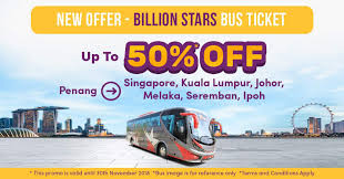 At present, rapid penang is the main public bus service operator within the state. Easybook Promo Billion Stars Bus Tickets At 50 Discount