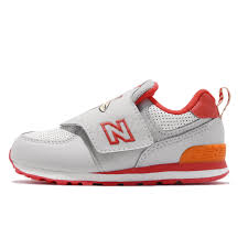 details about new balance iv574zog w wide grey orange red td toddler infant shoes iv574zogw