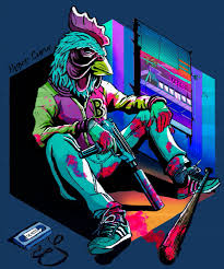 Hotline miami is one of the best games i've played in a long time. Got A Lot Of Love For My Bat Who Laughs Art On This Sub Last Week So Here Is My Newest Piece Richard From Hotline Miami Hotline Miami Miami Art Miami