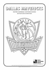 Cool Coloring Pages Nba Basketball Clubs Logos Western Conference Coloring Pages Cool Coloring Pages Dallas Mavericks